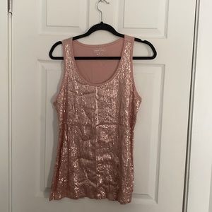 Sequin tank top. Like new!